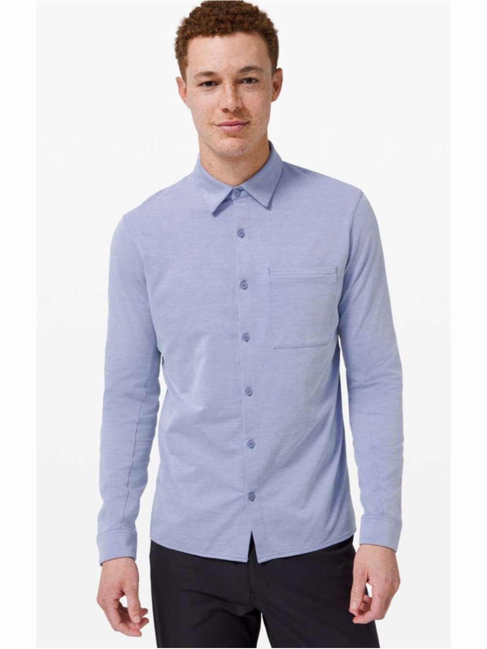 Lululemon Commission Long Sleeve
Button Down *Qwick Oxford Harbor Blue White L/M